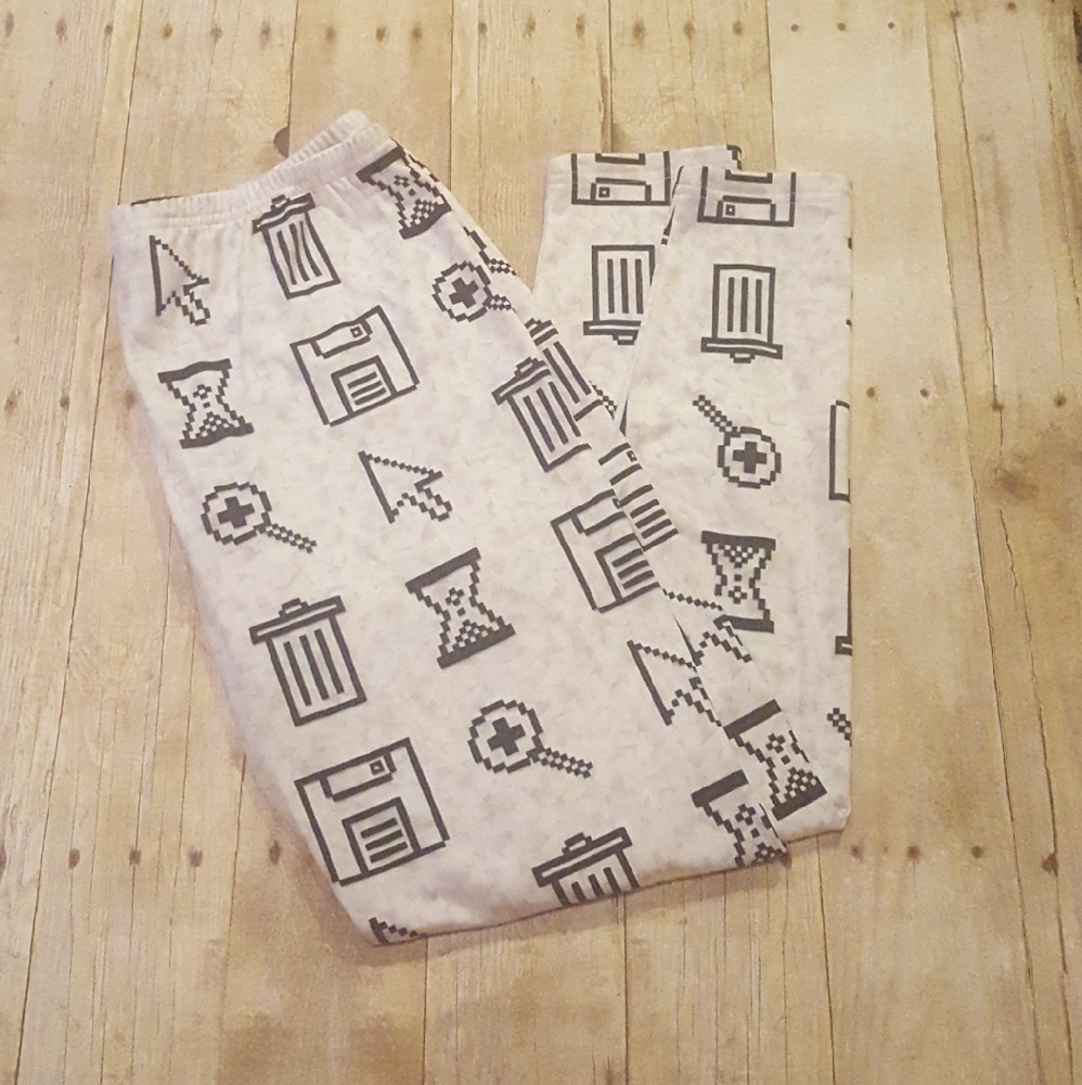 Cyber computer icon Leggings